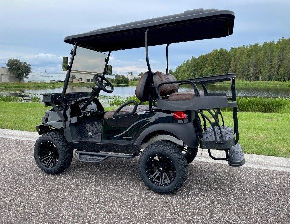 LITHIUM CUSTOM BUILT BLACKED OUT TRUCK CLUB CAR GOLF CART